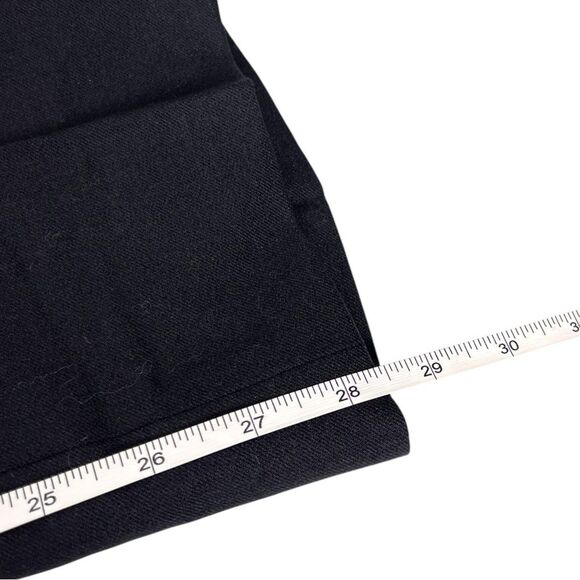 Akris Black Stretch Wool Straight Leg Mid Rise Trouser Dress Pants Womens Size 4 - Picture 8 of 8